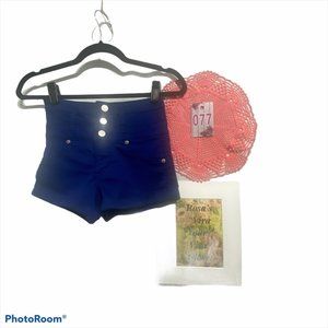 Xhilaration High Wasted Button-up Shorts